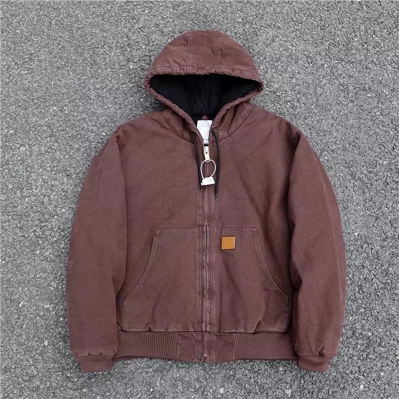 Carhartt Washed Heavy Canvas Hooded Jacket photo 3