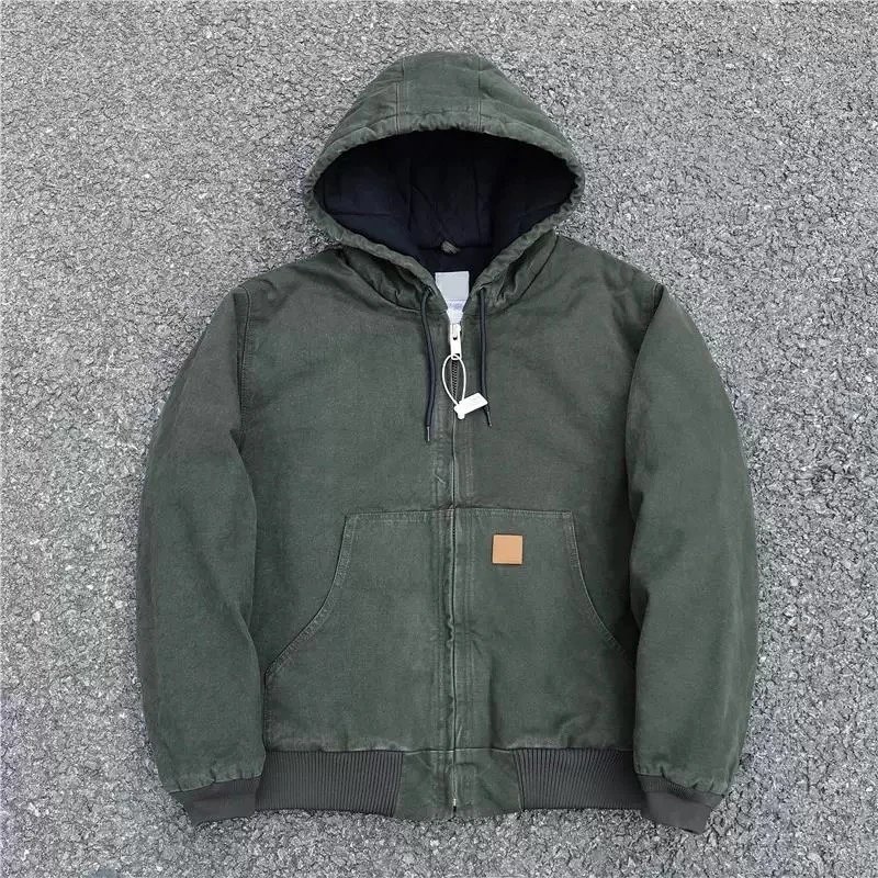 Carhartt Washed Heavy Canvas Hooded Jacket photo 2