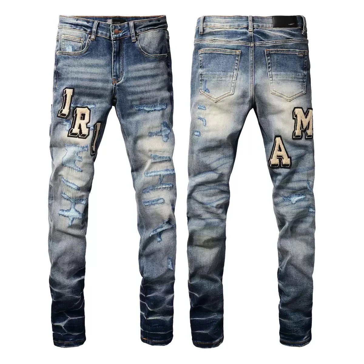 Ripped Stretch Skinny Jeans