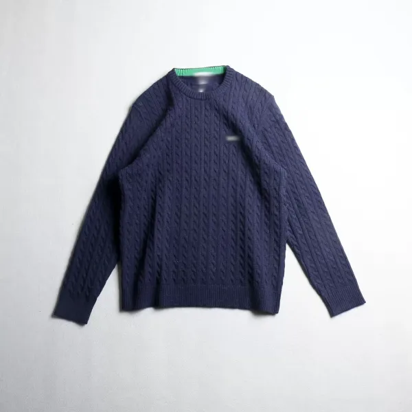 Lacoste Cable Knit Sweater Navy - 3