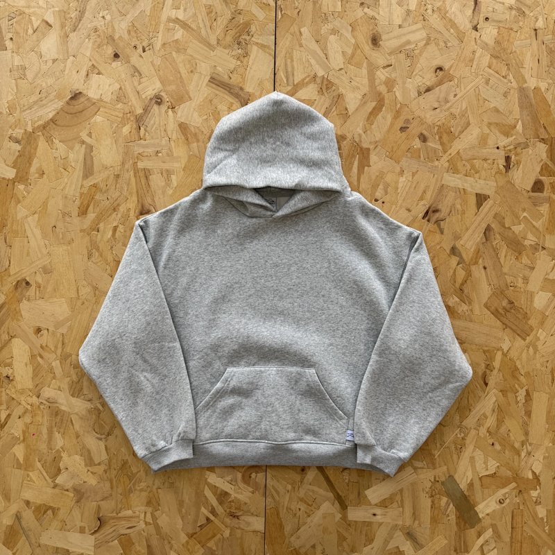 cny AKIMBO STRAIGHT-LEG SWEATHOODIE-HEATHER GREY  口袋白侧标 基础 麻灰连帽卫衣 AK-3