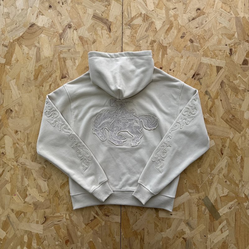 Derschutze western Zip Up beige 西部风格 米白色 拉链衫 DS-12