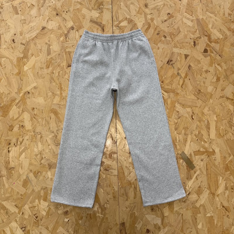 cny AKIMBO STRAIGHT-LEG SWEATPANTS-HEATHER GREY  后口袋蓝标 基础 麻灰长裤 AK-4