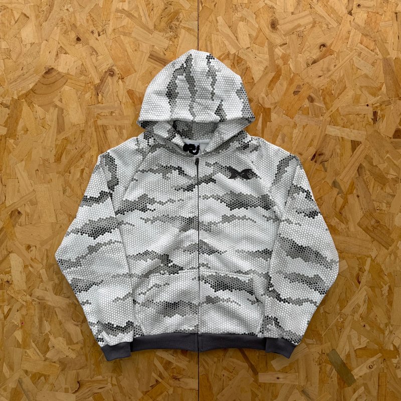 cny Mertra Serpentine Zip hoodie  蛇纹迷彩印拉链衫 M-18