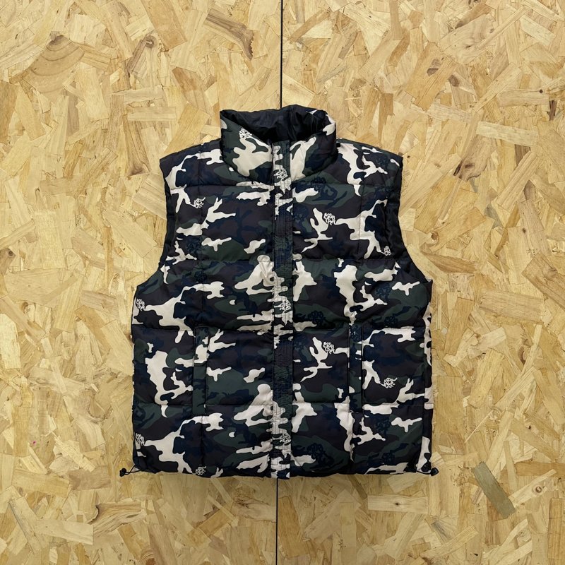 cny Mertra Reversible Puffer Vest  双面穿迷彩马甲 M-19