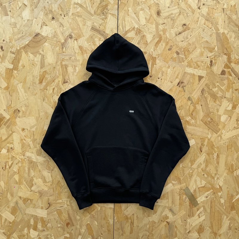 6PM  HOODIE-BLACK 基础款小刺绣 黑色卫衣 6PM-12