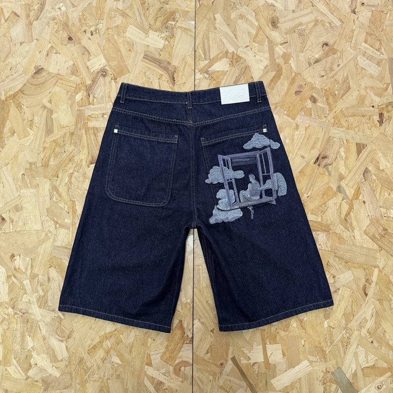 cny Derschutze  on air raw Shorts 在云层刺绣短裤 DS-17