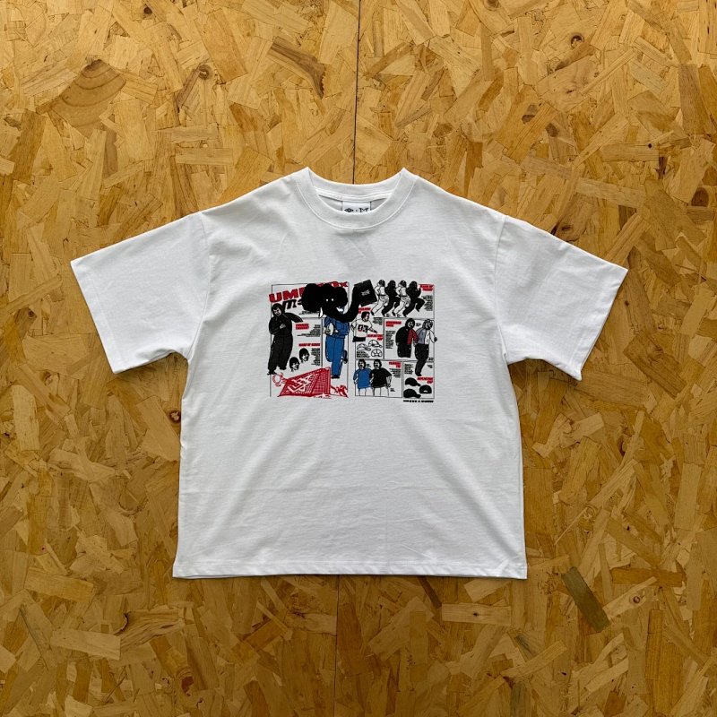 cny Mertra x Umbro Catalogue Tee 目录漫画印花 白色短袖 M-30