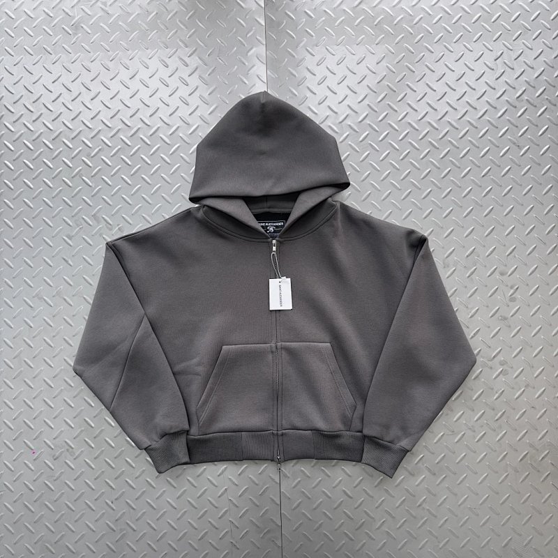 cny Saint Alexander V2 Zip Pebble深灰色空气棉拉链衫 SA-5