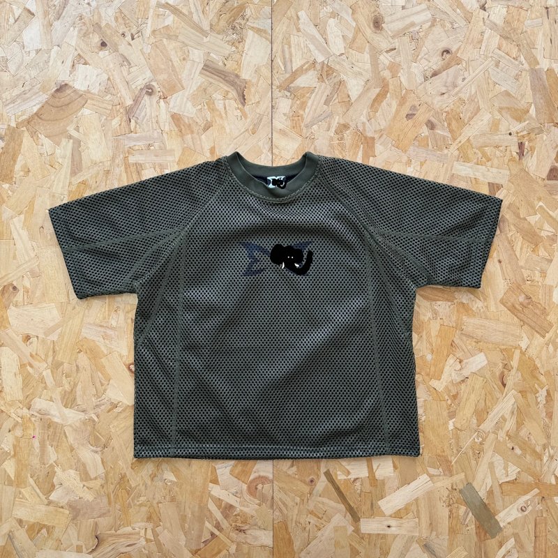 cny Mertra Layered Mesh Jersey-Green 双层网眼短袖 绿色 M-16