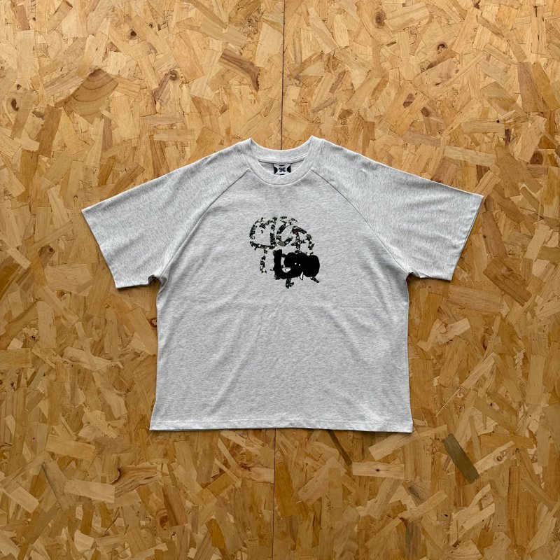 cny Mertra T-Shirt -Grey 迷彩印花 灰色短袖 M-7