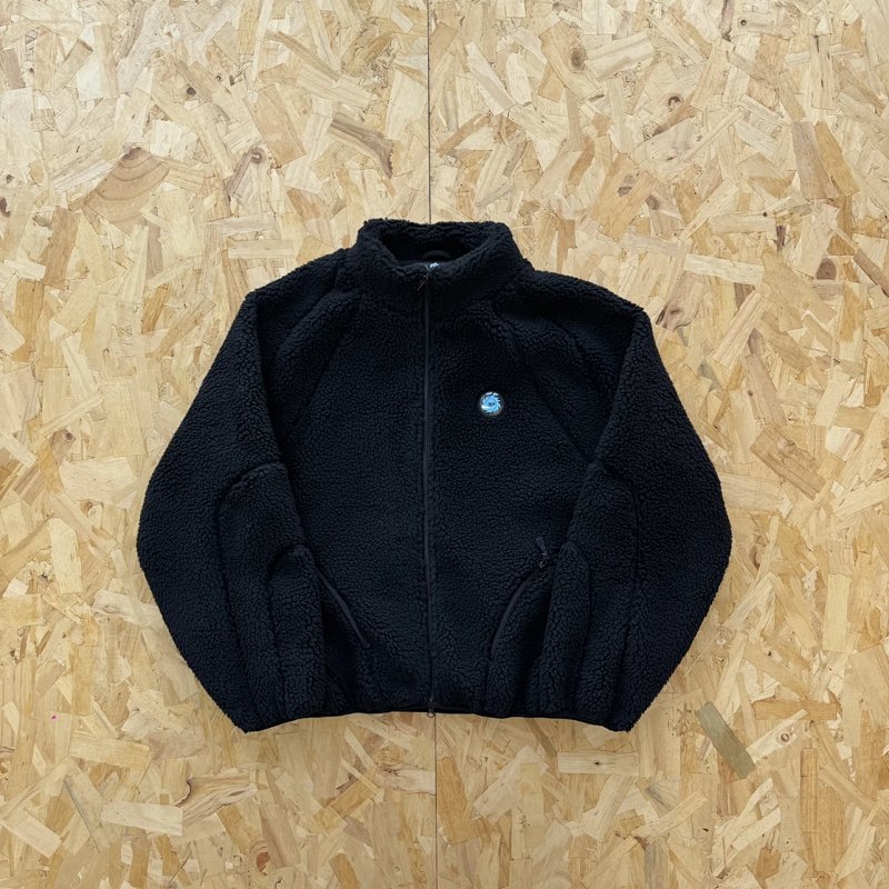 cny BrokenPlanet Polar Fleece-Black  胸前蓝标羊羔毛外套 BPM-57