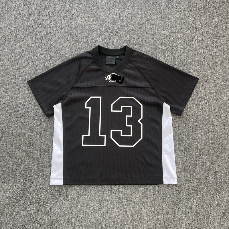 cny SYNA COLLEGE JERSEY-BLACK/WHITE 厚板白印花 网眼短袖球衣 黑拼白色  SY-203