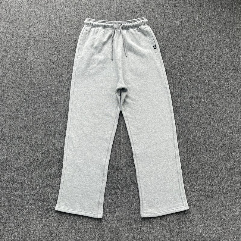 cny SYNAWORLD OG JOGGER 2.0 - GREY MARL 后屁股口袋S发泡印花 麻灰色直筒裤 SY-223