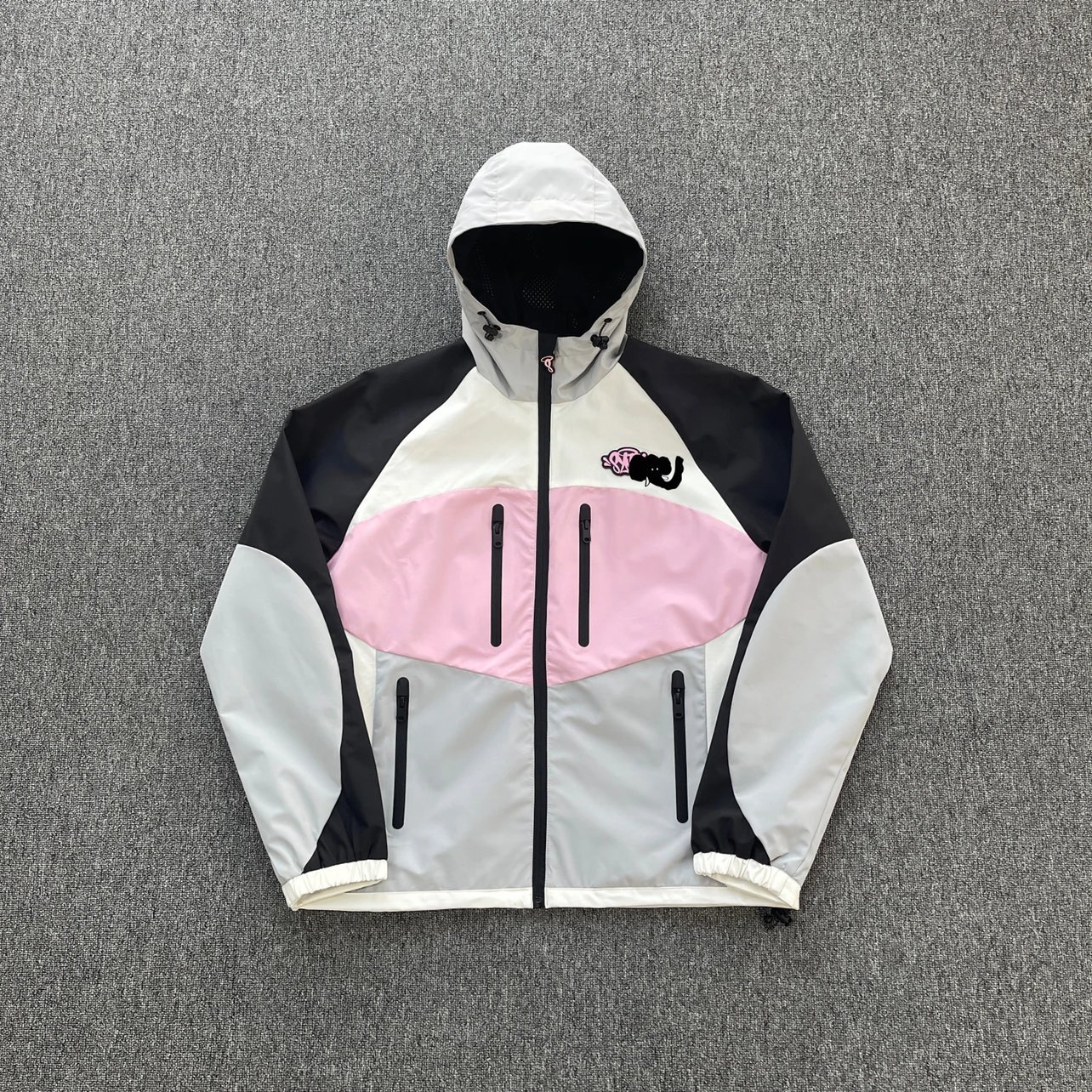 Pink black white gray double-layer waterproof assault suit SY-205