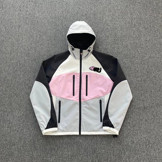 Pink black white gray double-layer waterproof assault suit SY-205