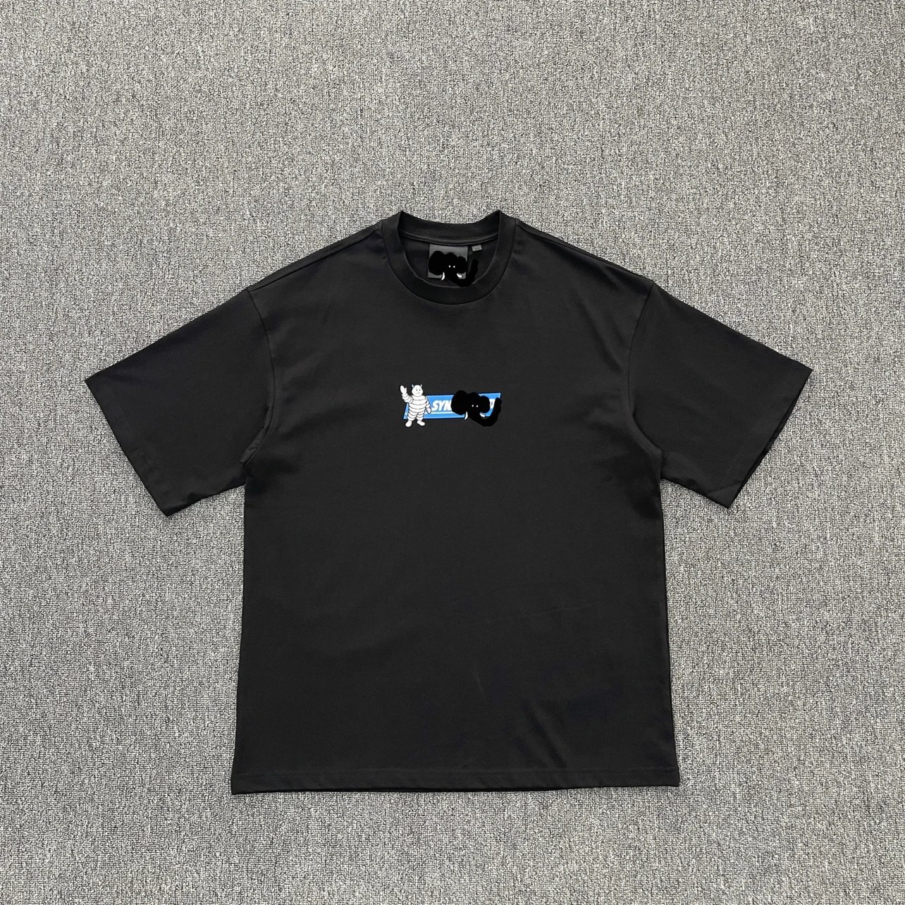 Michelin front printed short sleeved black SY-226