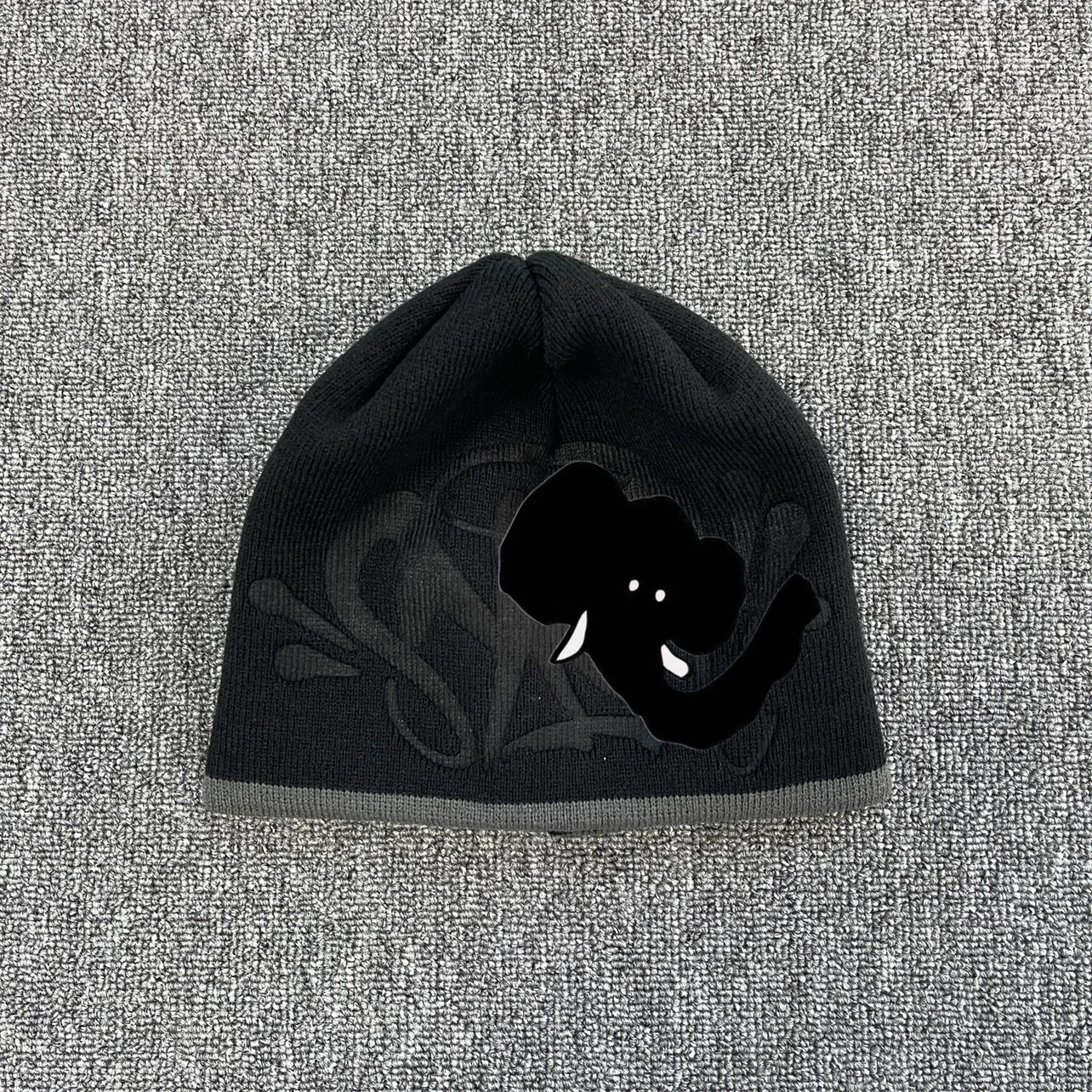 High frequency embossed black gray edge cold hat SY-178