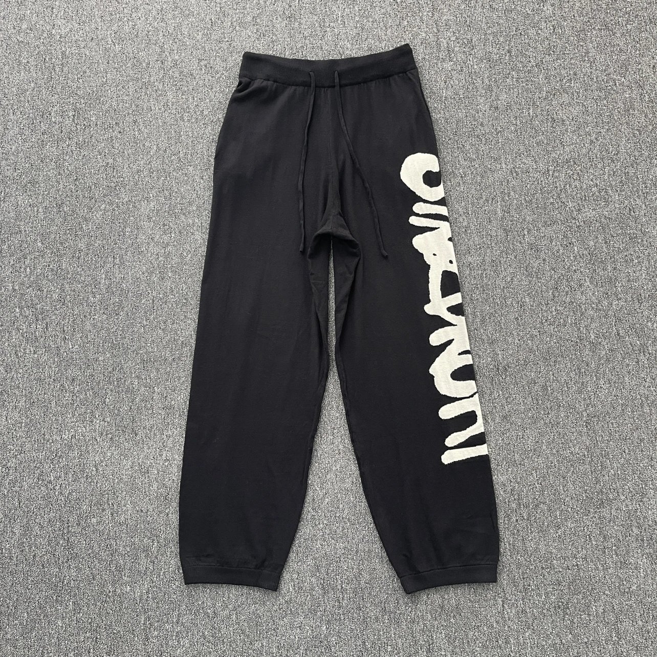 Wool blend jacquard pants SY-182
