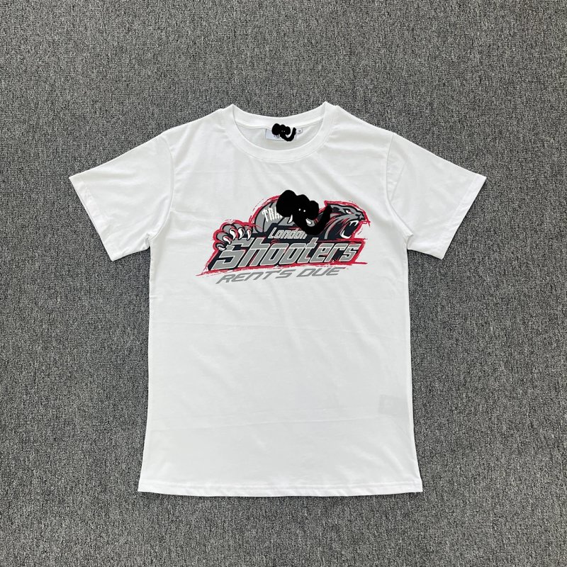 cny Trapstar X Nemzzz Shooters Tee-White红豹子印花  白色短袖 T-16