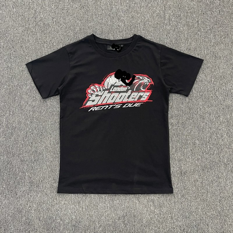 cny Trapstar X Nemzzz Shooters Tee-Black 红豹子印花  黑色短袖 T-17