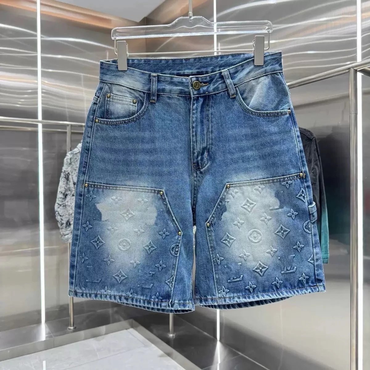 Denim Shorts Light Blue