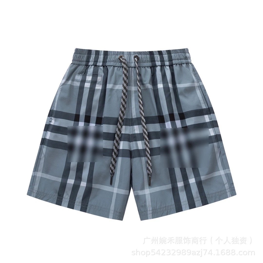 Grey checkered shorts