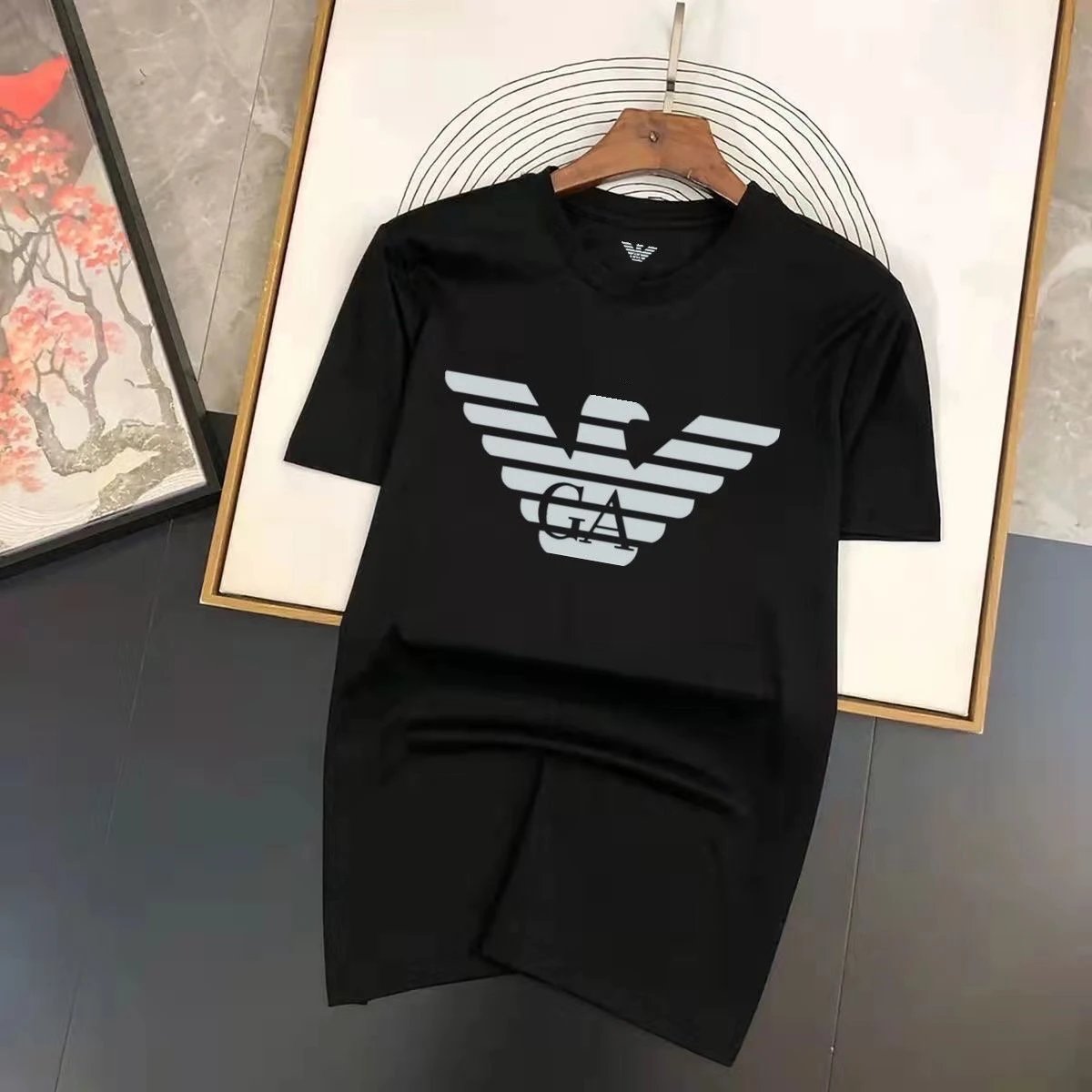 Emporio Armani T-Shirts EA7 Logo Short-Sleeve T-Shirt — 11