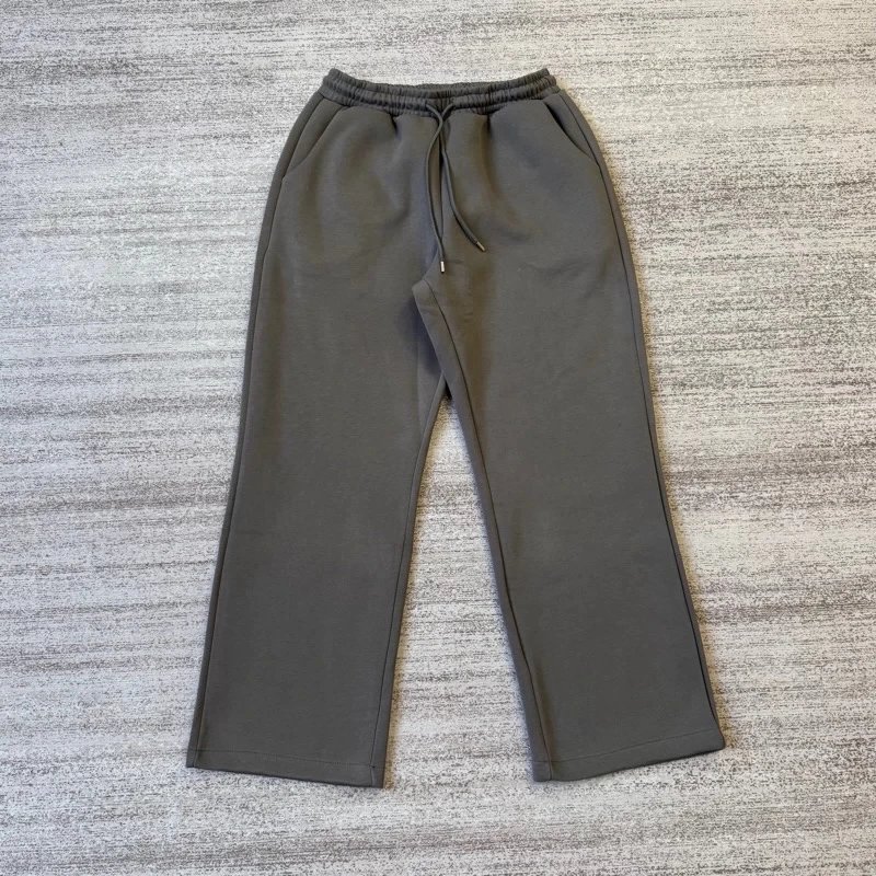 Dark gray trousers