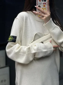 thumbnail for [Double Twelve Second Kill] STONE Island 25 is a new knitted crew neck sweater from a wool blend