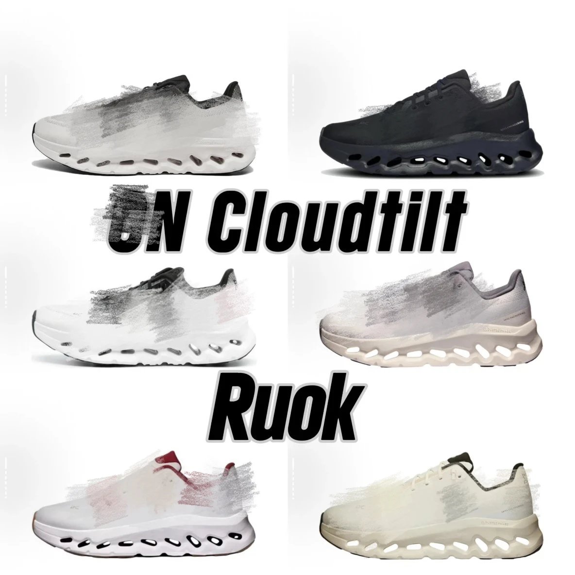 Best Batch C1oudtilt Comfortable Lightweight Low-Top Running Shoes