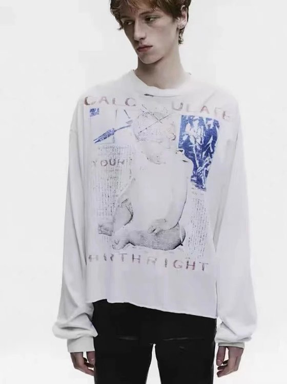 ERD 25FW Calculation Birthday Illustration Long Sleeve