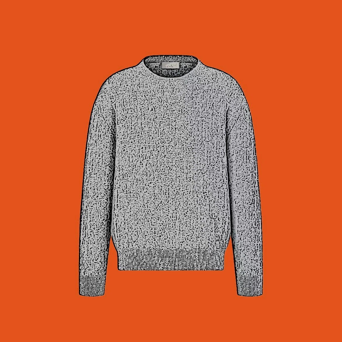 Chicken Leg Made D New Money Wind Full Print Sweater/Early Spring New Product (in stock link, available upon purchase)