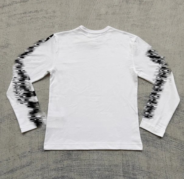 Long Sleeve Top with Lettering on Side Sleeves