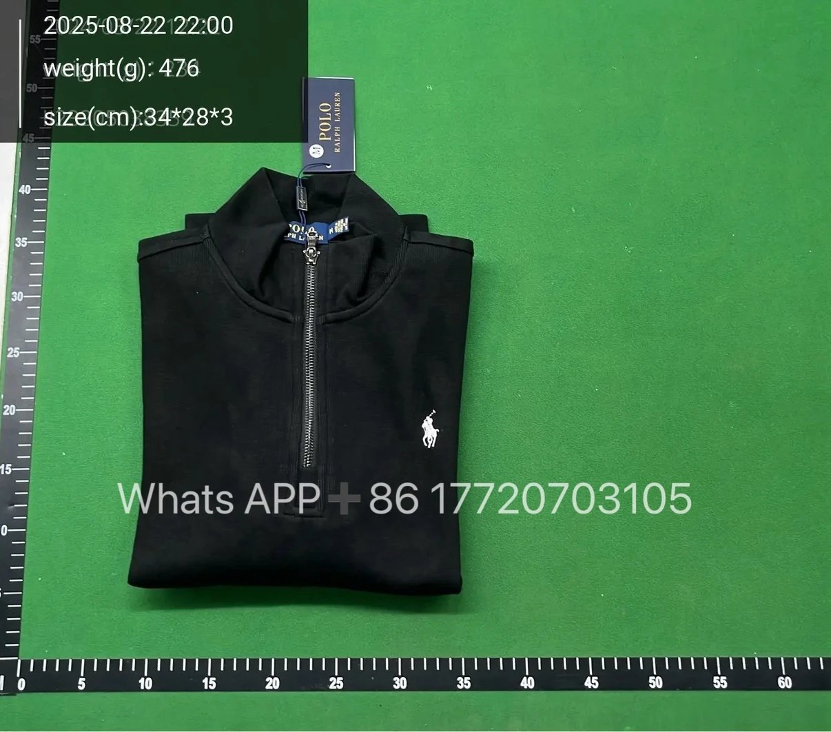 Lao Half-Zip Sweatshirt WhatsApp +86 17720703105