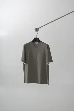 thumbnail for Cola In Stock No. 23 - HMS Bean Green Crew Neck Double-Sided Decoration Horse Cotton Mercerized Short Sleeve
