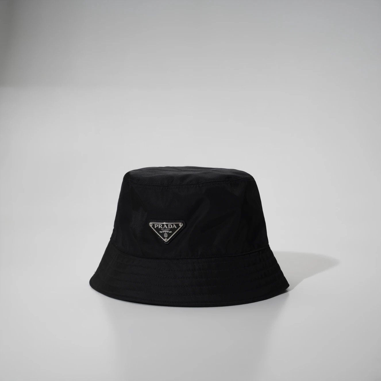 Produced by Cola - Prd style black recycled nylon fisherman hat