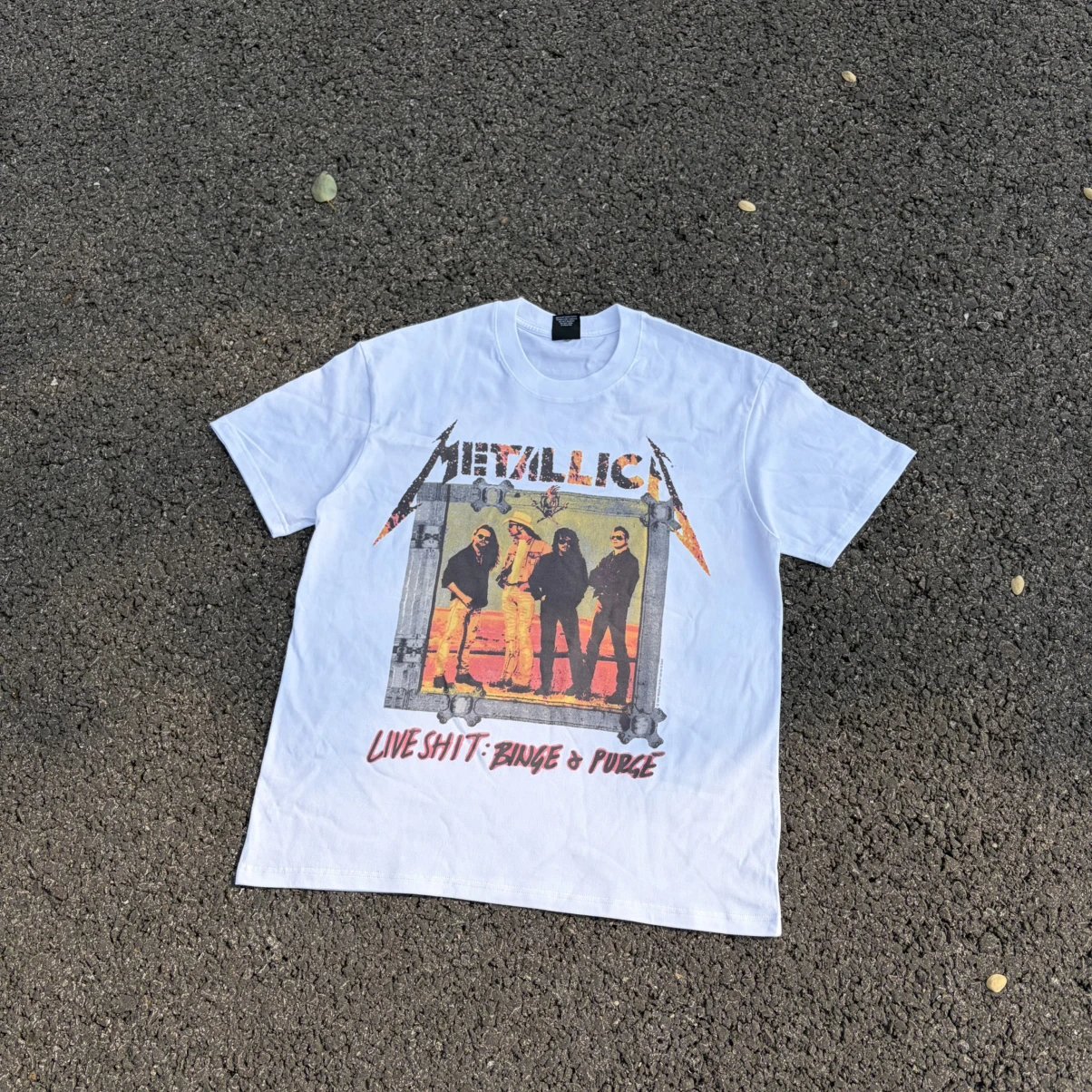 Vintage Metal Band Four Face T-Shirt