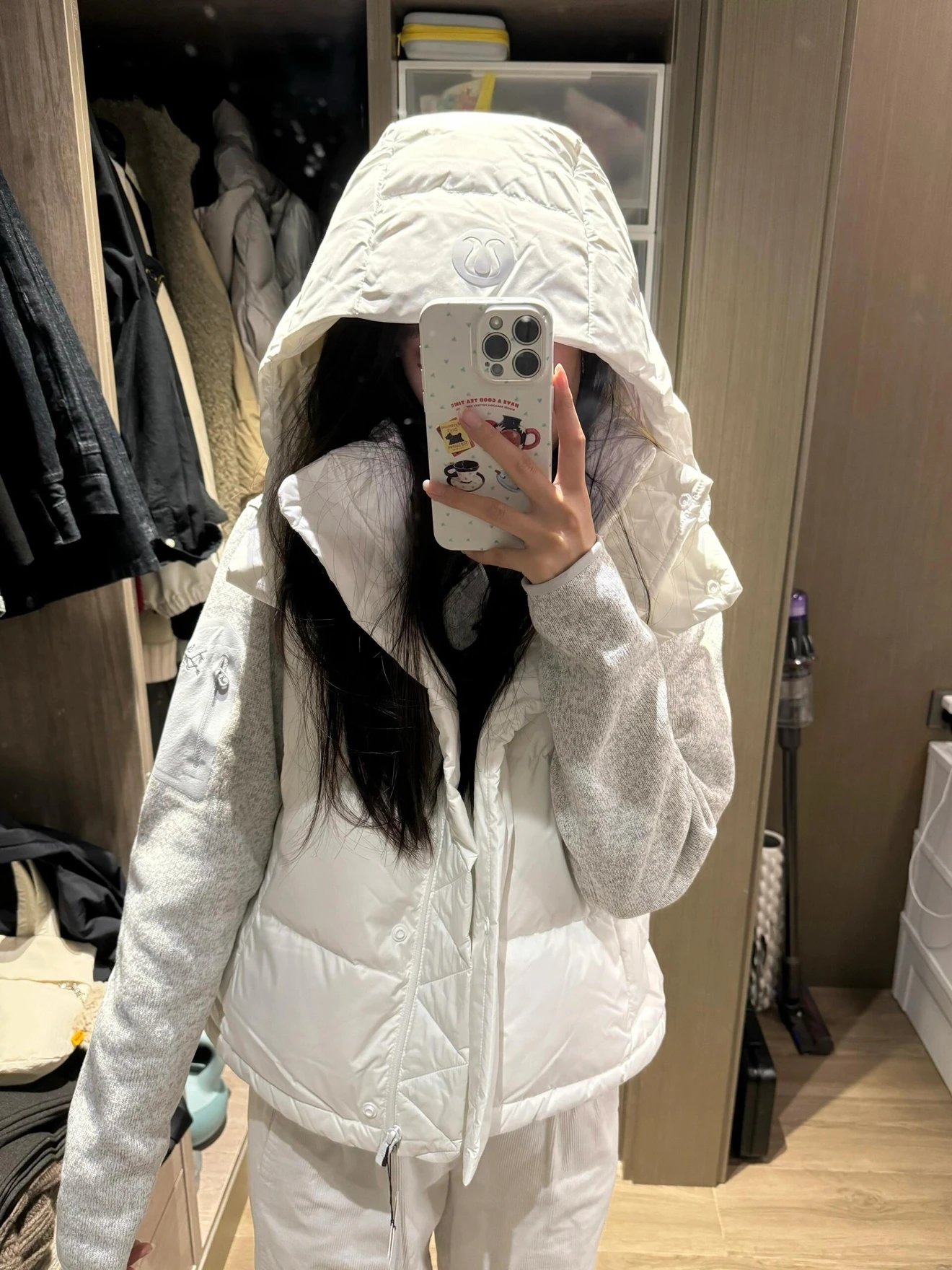 New Arrival Deer Scuba Off-White Vest Top