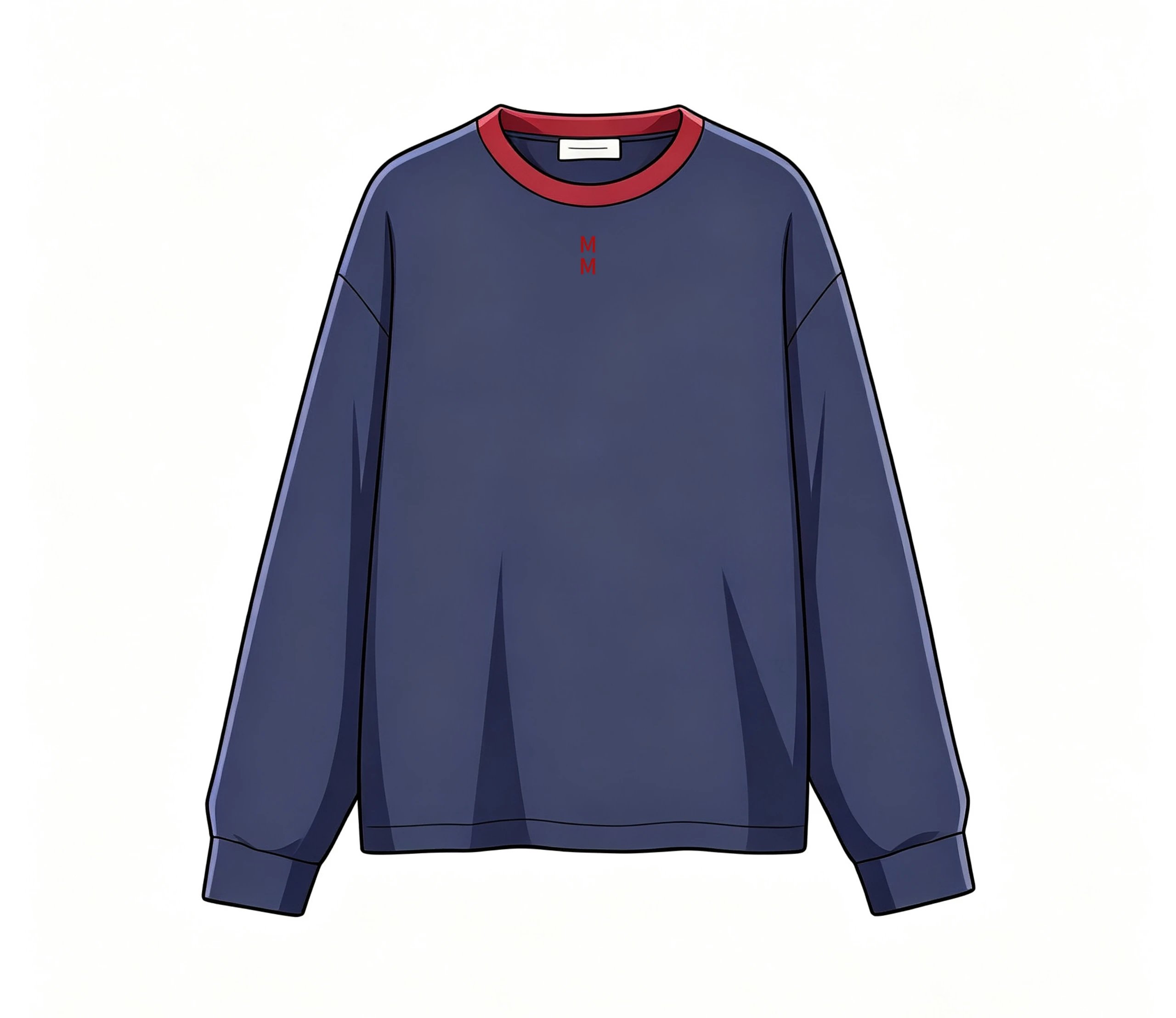 【 618 Event New Products in Stock 】 Independent M SS26 Prelude Logo Embroidered Light and Thin Knitted Cotton Long Sleeve