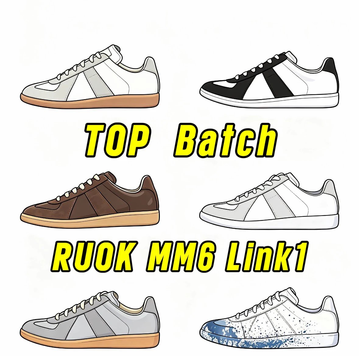 【 TOP Batch 】 Link1 MM6 5-6 Customized Delivery Collection of De Xun Casual Shoes Series!