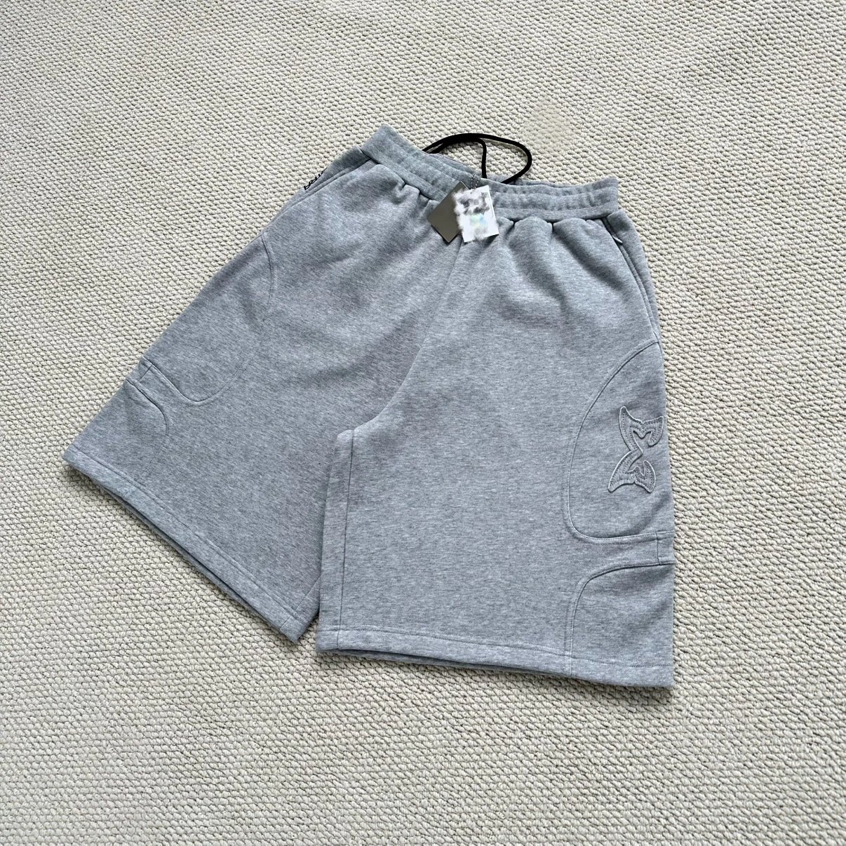 Fox Racing Gray Embroidered Logo Sweatshorts