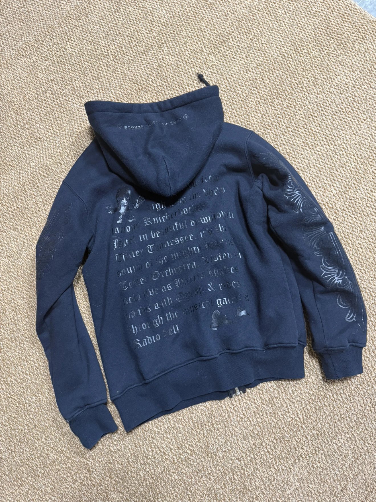 [Ships within 10 days] Little Shark Chrome Hearts Deer Jacket Original Development Two-Layer Fabric Waffle Lining