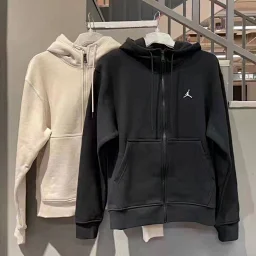 thumbnail for 男女春秋新款JORDAN运动加绒AJ休闲连帽保暖外套9811