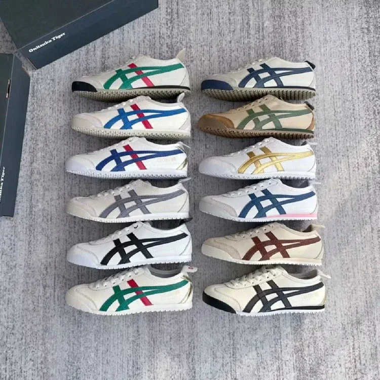 Onitsuka Tiger Asics鬼冢虎Mexico 66经典款男女鞋鬼冢虎无鞋带一脚蹬 