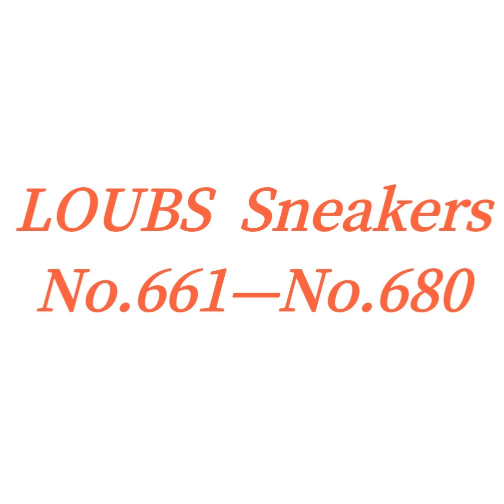 Sneakers (No.661-No. 680) orders customized within 7-10 days, non refundable  made-to-order, no exchange and return