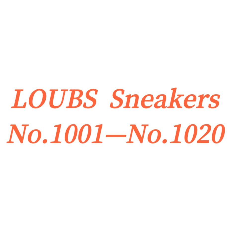 Sneakers (No.1001-No.1020) Custom-Made in 7-10 Days, Non-Returnable & Non-Exchangeable. Made-to-Order, No Exchange or Return