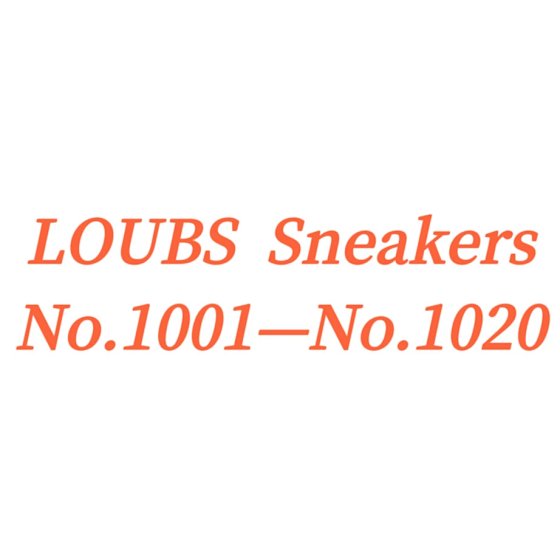 Sneakers (No.1001-No.1020) Custom-Made in 7-10 Days, Non-Returnable & Non-Exchangeable. Made-to-Order, No Exchange or Return
