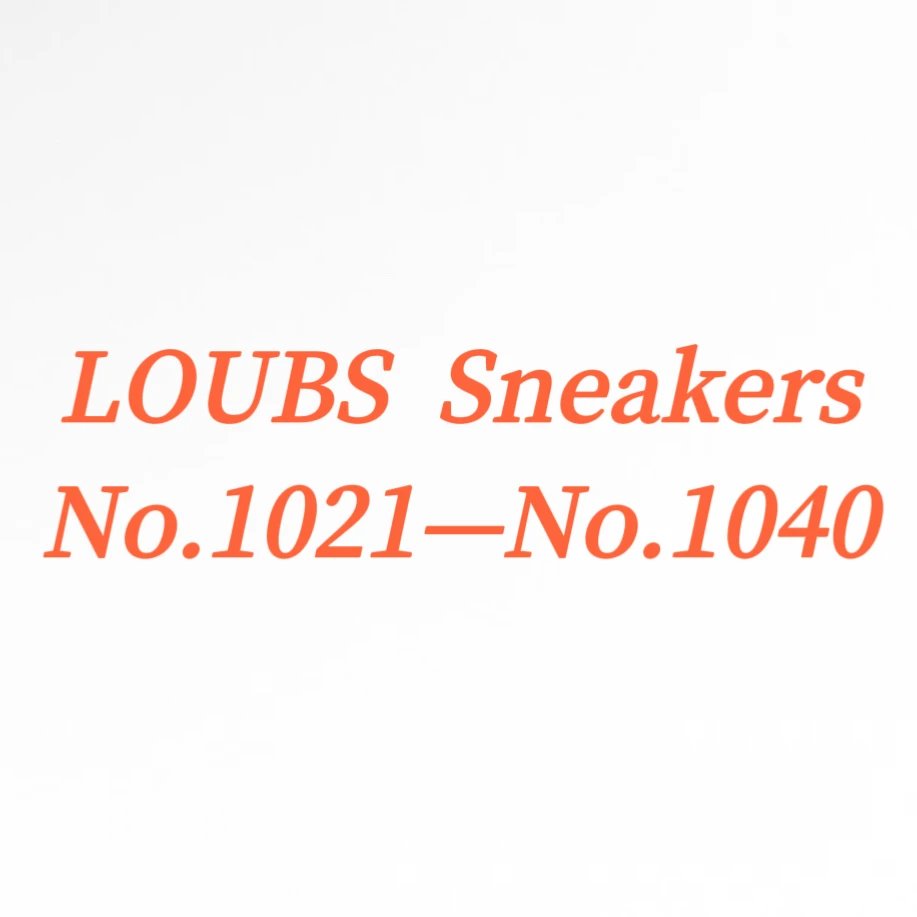 SneakersNo1021No1040 下单定做710天不退换 madetoorder no exchange and return