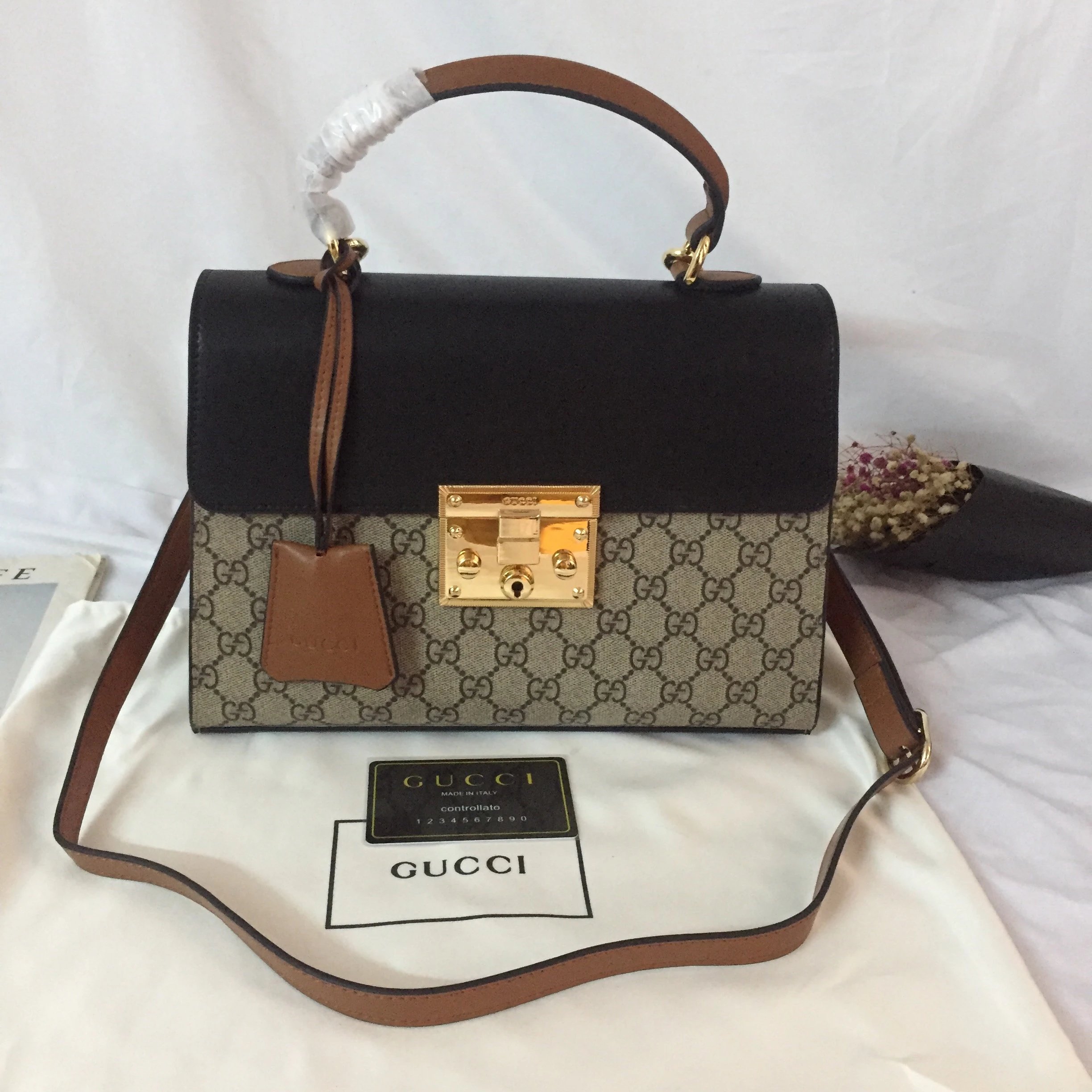 Gucci GG Supreme Top Handle Ba